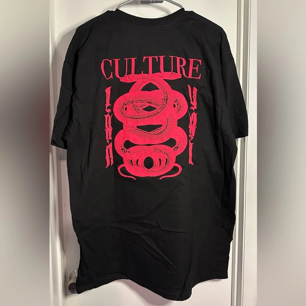 NWT YRN Yung Rich Nation Culture II Society Short Sleeve T-Shirt Black Red XL